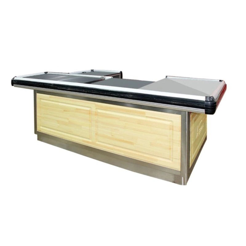 Cheap Price Electric Supermarket Cashier Checkout Counter with Different Design