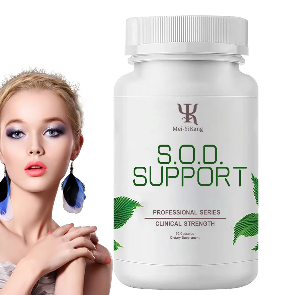 Custom Effective Healthy Beauty Food Supplement S. O. D. Support Immune System Anti-Aging Physical Fitness Hard Capsules