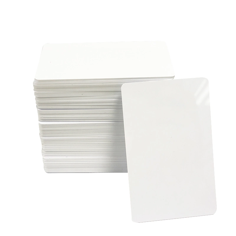 PVC ISO Ultra Pure Milky Contactless White IC Card