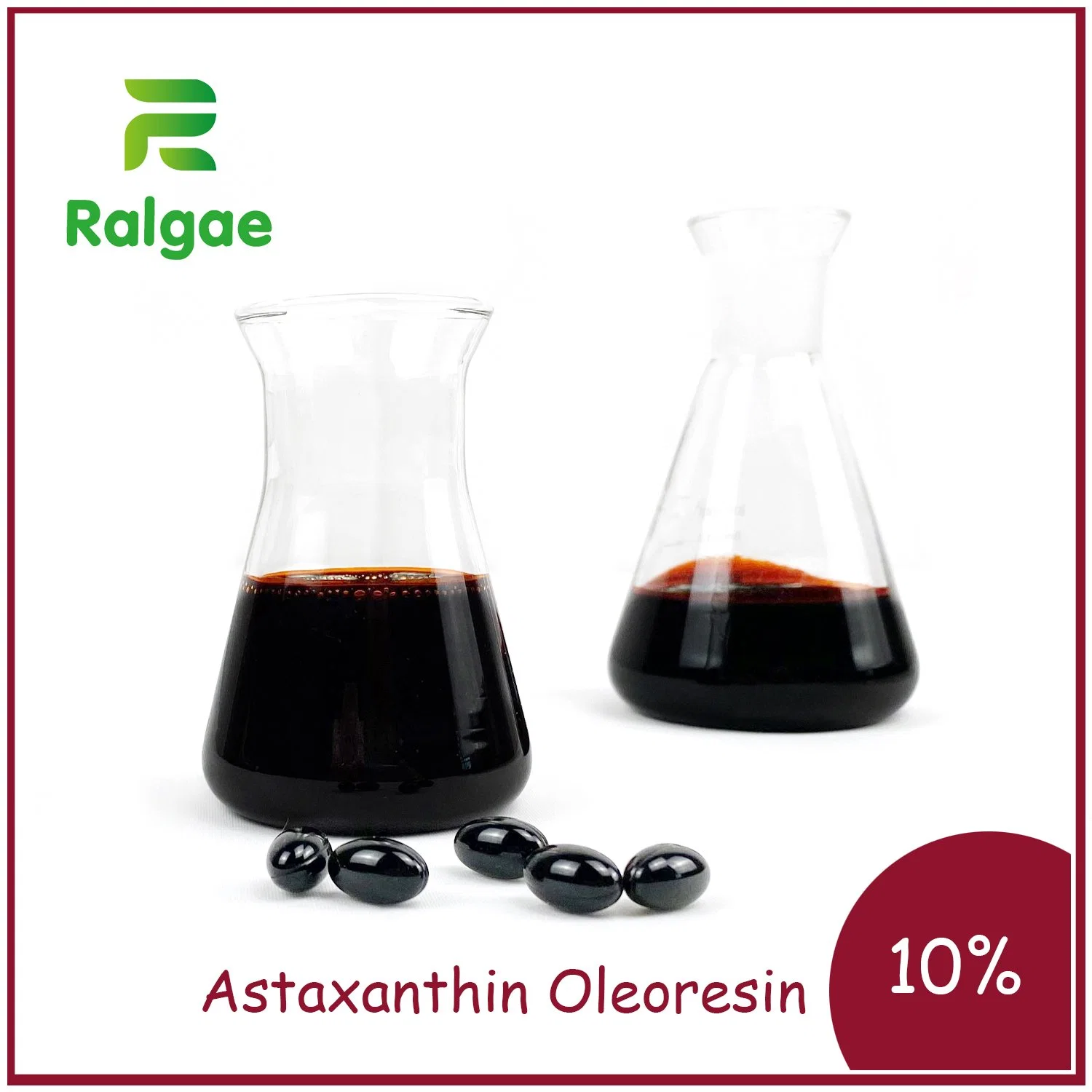 Extract Astaxanthin 5% 10% Oleoresin Food Additive Astaxanthin