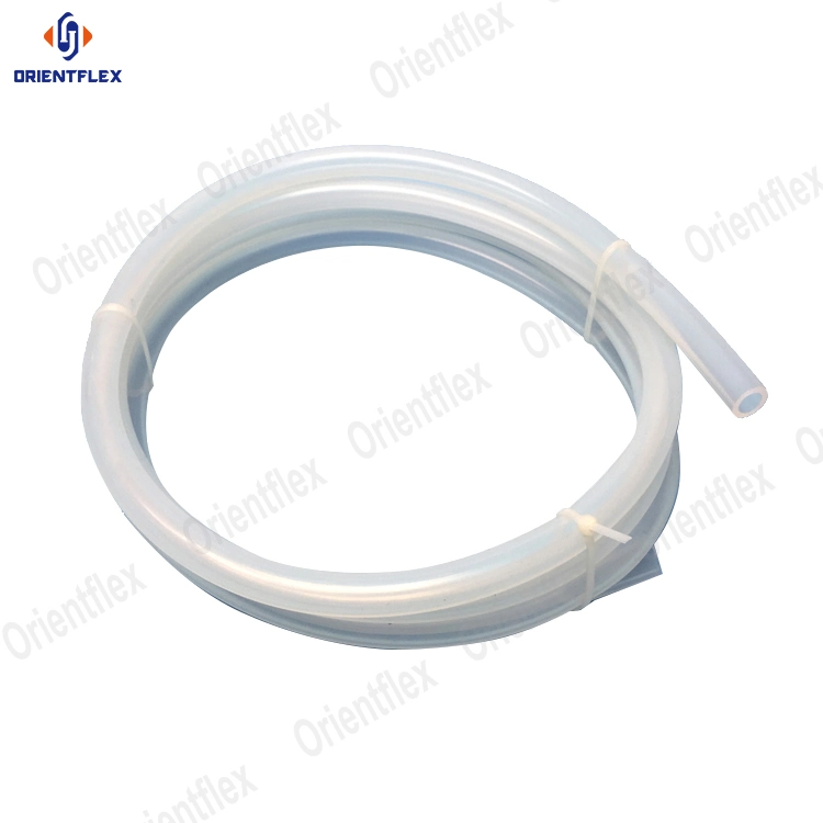 High Temperature Coloured Silicone Clear Rubber Tubing
