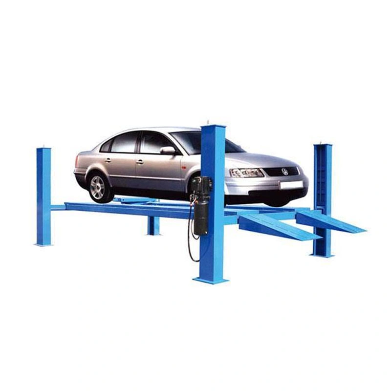 Low Ceiling Best 4000kg/5000kg/6000kg 4 Post Car Parking Hydraulic Lift