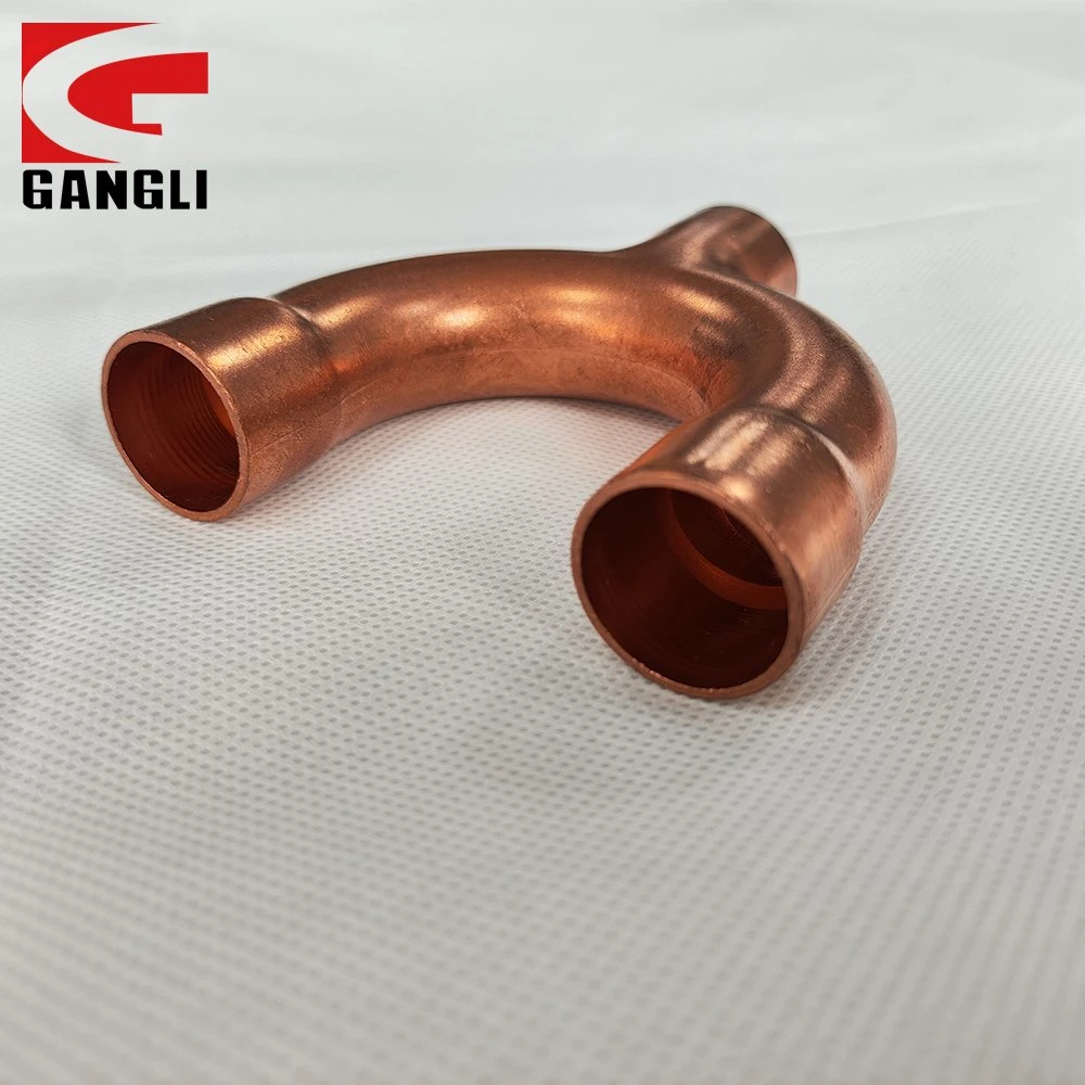 Import From China Air Conditioner Hydraulic Pipe Parts Copper Y-Shaped Tee Manufacture for Midea, Daikin, Gree, LG and So on