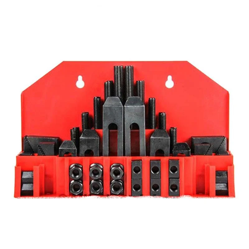 Vertex Clamping Tool Holder 58PCS Clamping Kit Set with T Slot Nut and Flange Nut