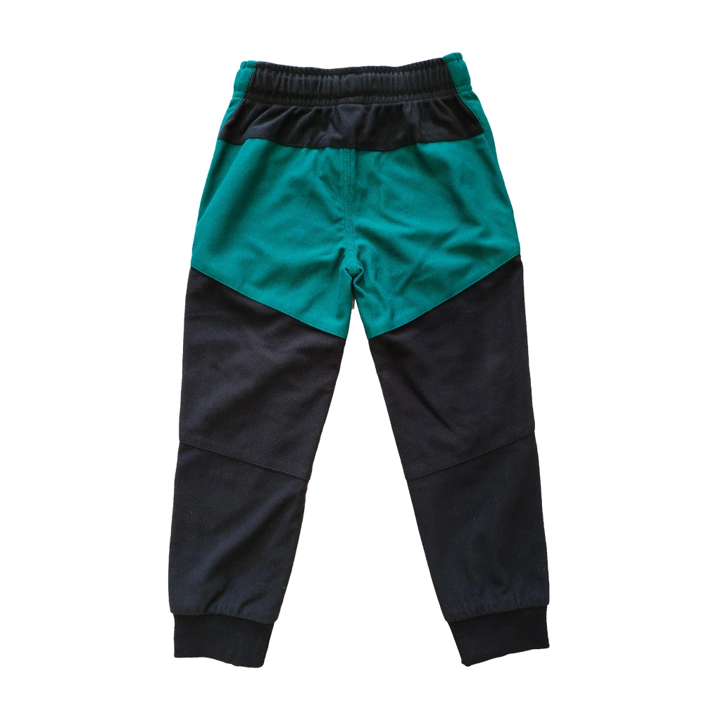 Children Contast Color Corduroy Pant Sport Wear