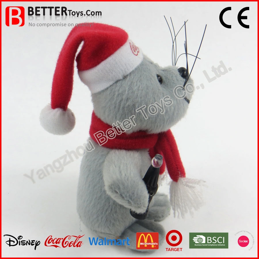 Custom Christmas Promotion Gift Plush Mouse Soft Rat Toy