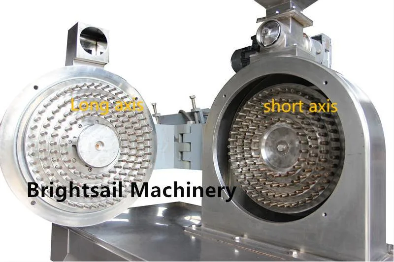 with Double Crusher Motors Sugar Crystal Powder Pin Grinder Mill Pulverizer Machine