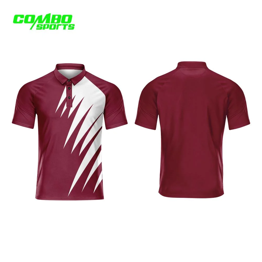 Combo Customized Herren Polyester Sublimate Team Training Sport Shirt Polo