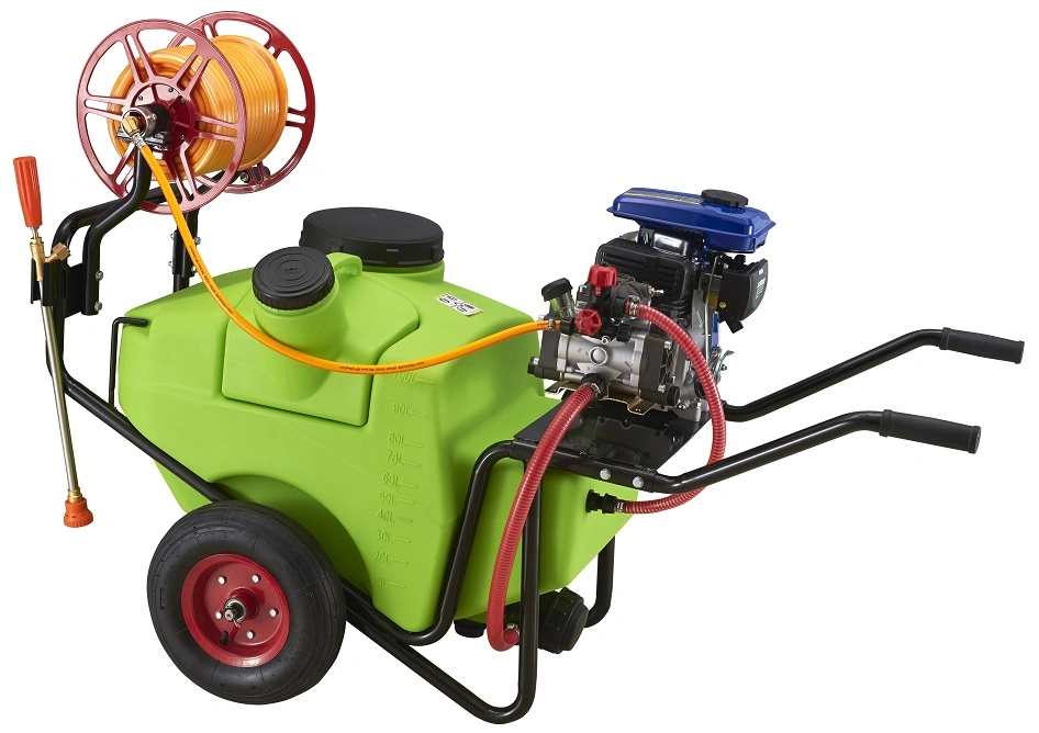 Trolley Gasoline Engine Power Sprayer with Diaphragm Pump