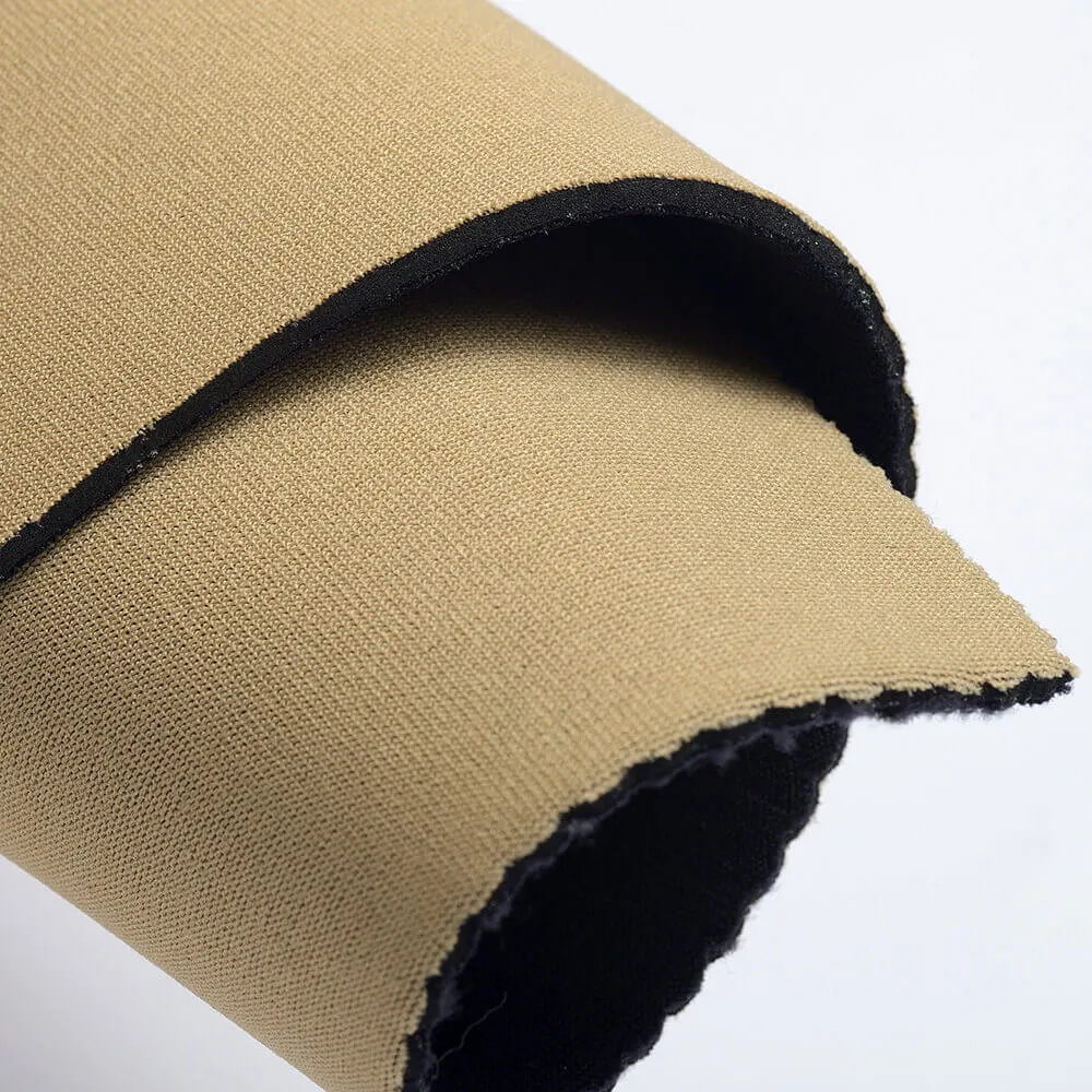 Stretchable Lightweight Beige Nylon Fabric Material Neoprene for Orthopedic Braces