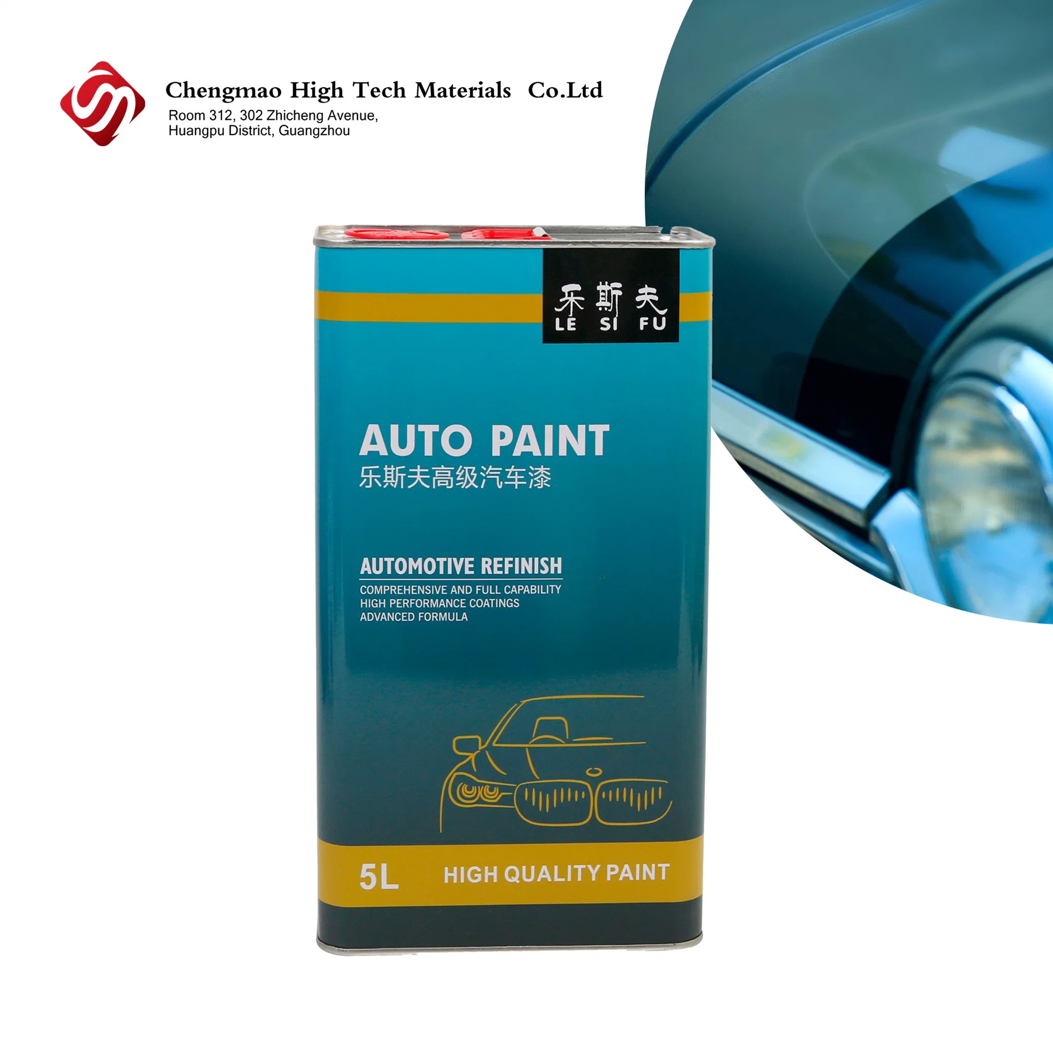 Auto Lack Acryl Lösungsmittel Silber Farbe Automobil Lackierung Spray 1K/2K Base Coat Car Paint Spray Paint