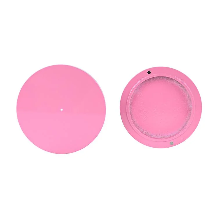 Großhandel/Lieferant Leer Luxus Schwer Durchgeblüht Klare Einzigartige Kunststoff Quadrat Dick Wandspiegel Make-Up Kosmetik Blusher Compact Powder Case