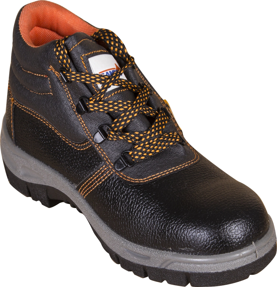 Kuh-lederne Sicherheits-Schuhe für Männer/Stahlzehe-Arbeits-Schuhe/industrielle Fußbekleidung
