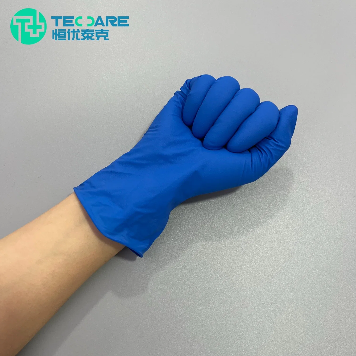 Factory Wholesale/Supplier Deep Blue Disposable Strong Nitrile Gloves for Daily Using