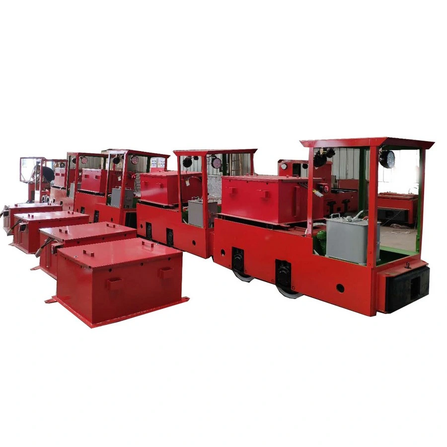 Battery Trolley Electric Narrow Gauge Mining Locomotive Battery Truck for Coal Transportation