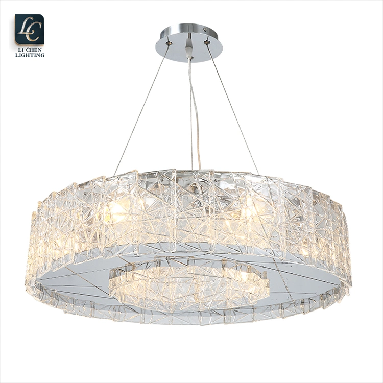 New Design Stainless Steel Glass Modern LED Pendant Lamp