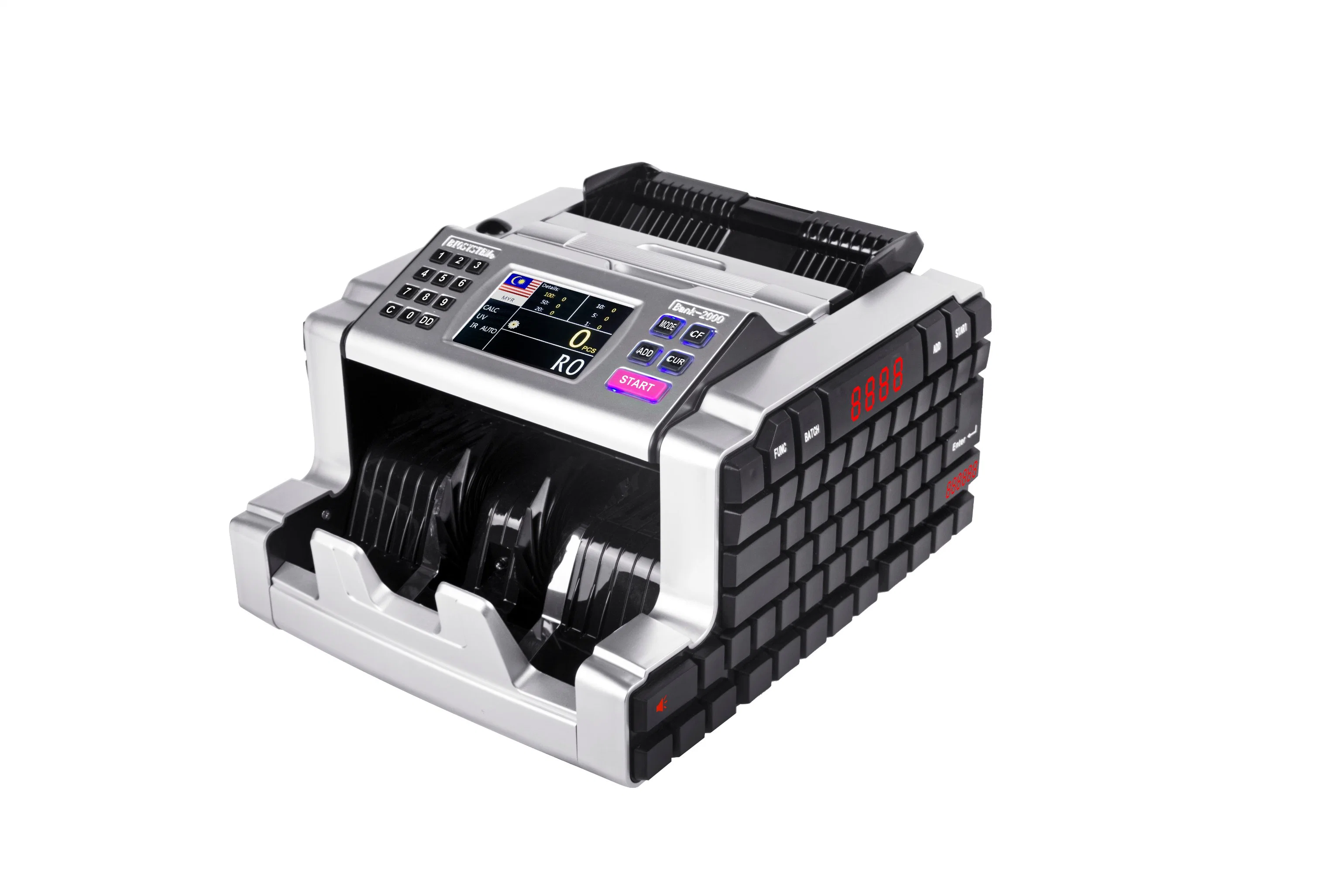 Al-6210t High Performance Bankote Money Counter Bill Machine Money Counter Portable (جهاز العداد