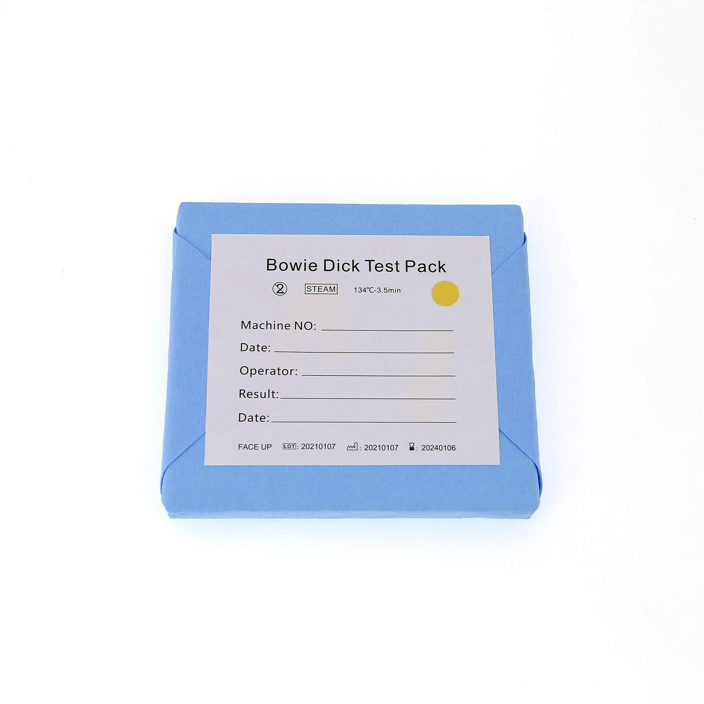 Medical Dental Disposable 115mm&times; 125mm Bd Bowie Dick Test Pack