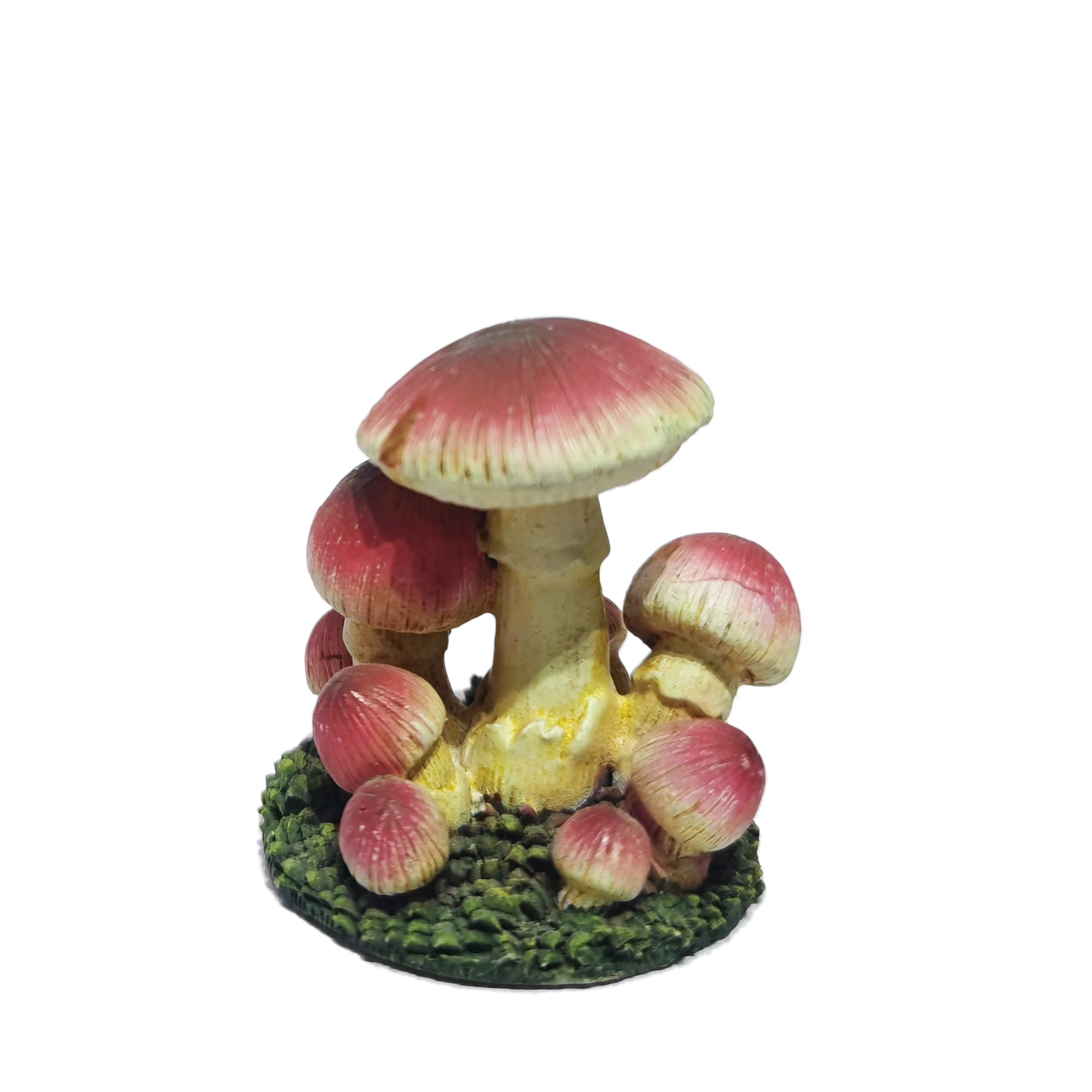 Cute Landscape Mushroom Ornaments Resin Fairy Garden Mushroom Succulent Cabochons Kawaii Decoration Charms