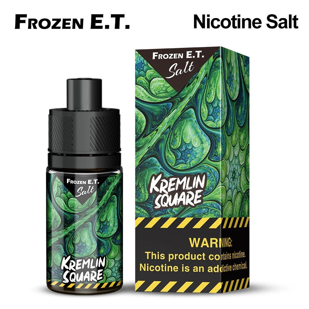 Congelados E. T. nueva llegada 30ml 35mg de sal de la nicotina cigarrillo electrónico Vape líquido E