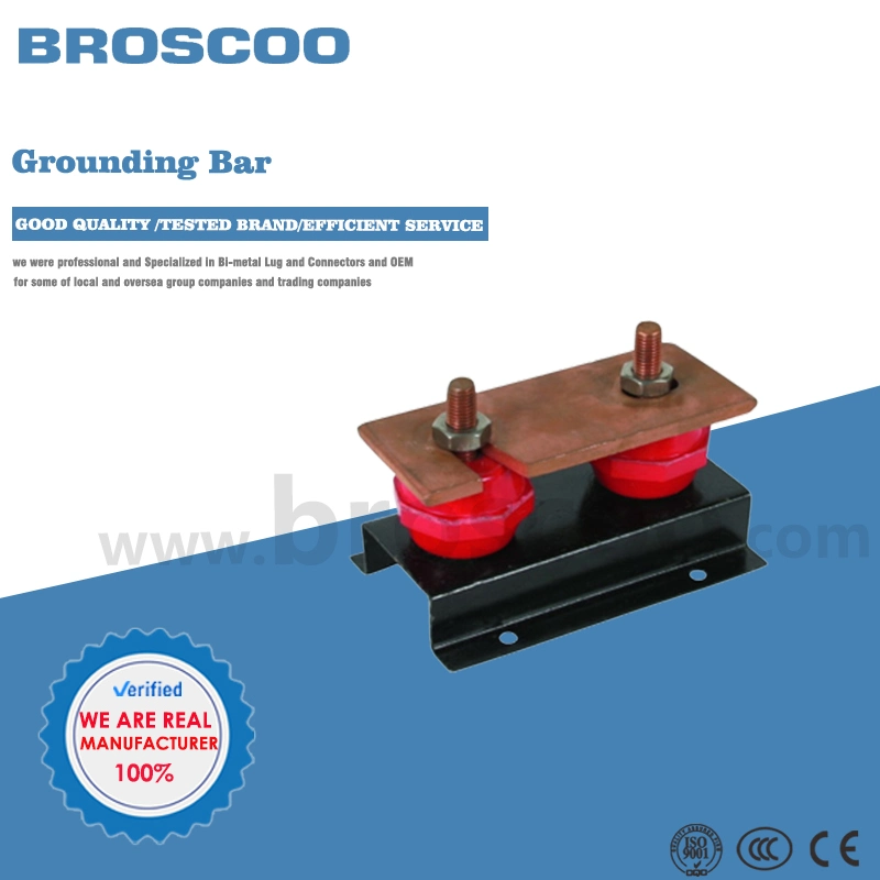 Electric Power Transmission Copper Ground 630A Earth Bus Bar