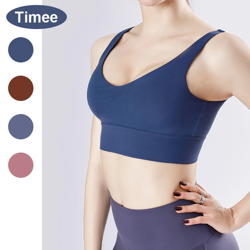 Women Fitness Sports Bra for Gym Active Wear Crop Top Mujer Gym Sexy High Impact Comfortable Padded Sports Bra