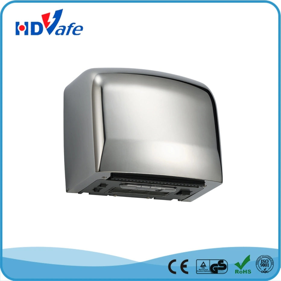 195mm Comfortable Safe Energy Saving Automatic Hand Dryer with Good Sales in USA, Europe