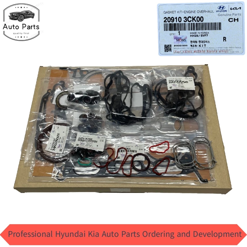 OEM209103ck00 Mayoreo de piezas de automóvil paquete de reacondicionamiento aceite de almohadilla de cilindro Paquete de juntas de motor de sello adecuado para modelos Hyundai KIA