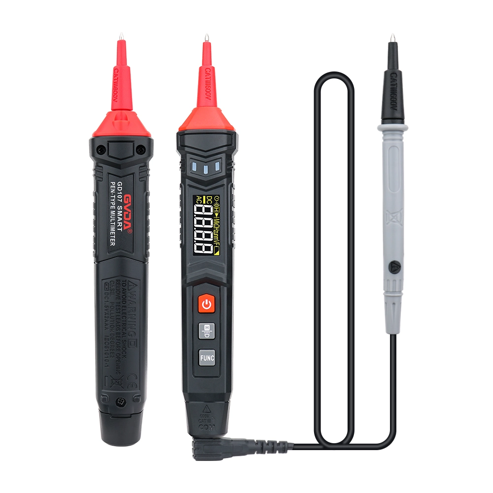 Smart Digital Multimeter Non Contact Voltage Detector Tester Pen Auto Range Resistance High Precision Multimetro Voltmeter with Phase Sequence Detection