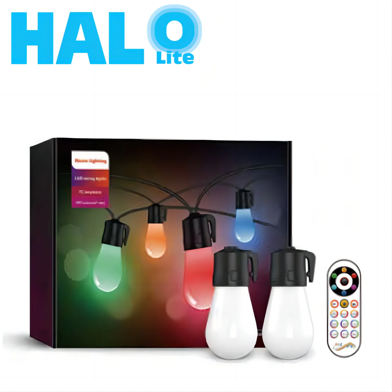 Halolite S14 Outdoor Remote Control Color Decorative Holiday Lights Light String