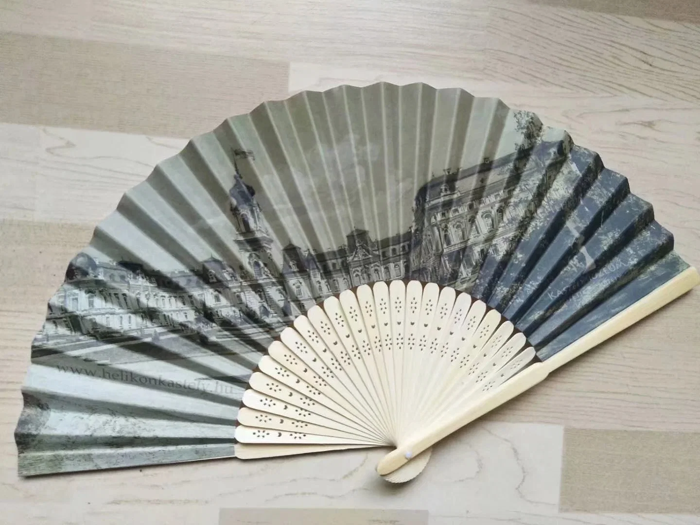 Promotion Papier Bamboo Fan / Papier Fan