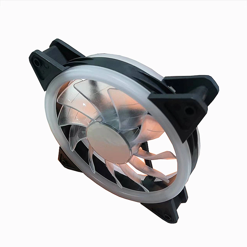 DC12025 12V Cambered Fan Can Be Used in Chassis with Seven Color Lights Cooling Fan