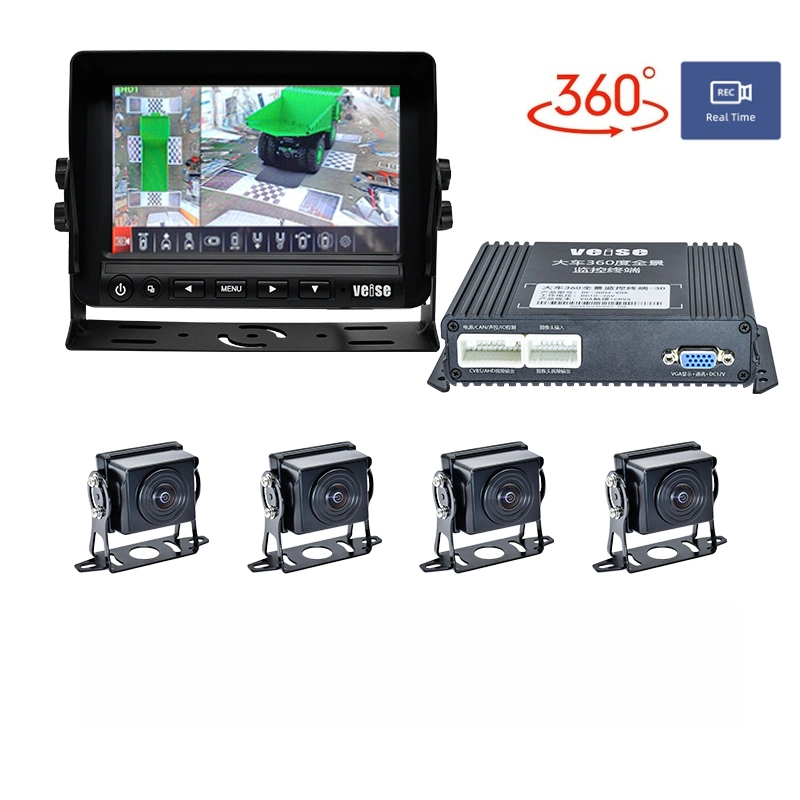 HD 1080P 360 Degree Bird's Eye-View Camera DVR System Bird View Panoramic All Round View System