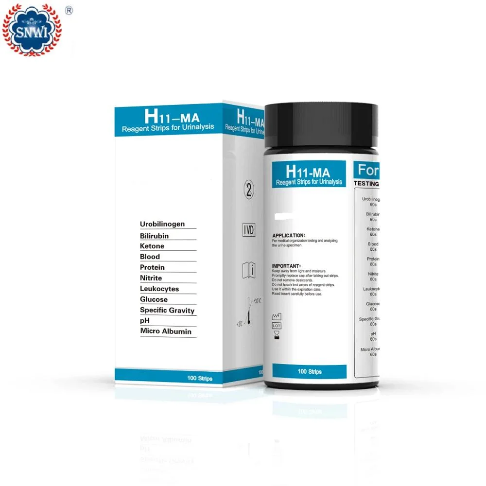 Wholesale 10 Parameters Nitrite pH Protein Blood Ketone Glucose Urine Test Strips
