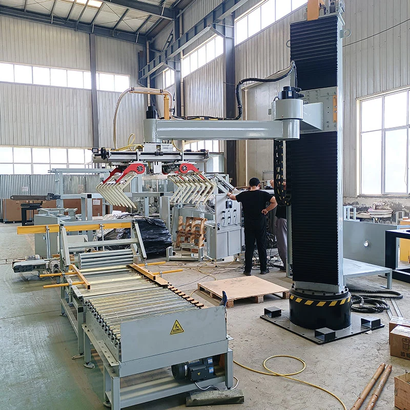 Palletizing Robot Match with Corrugated Cardboard Packaging Production Line