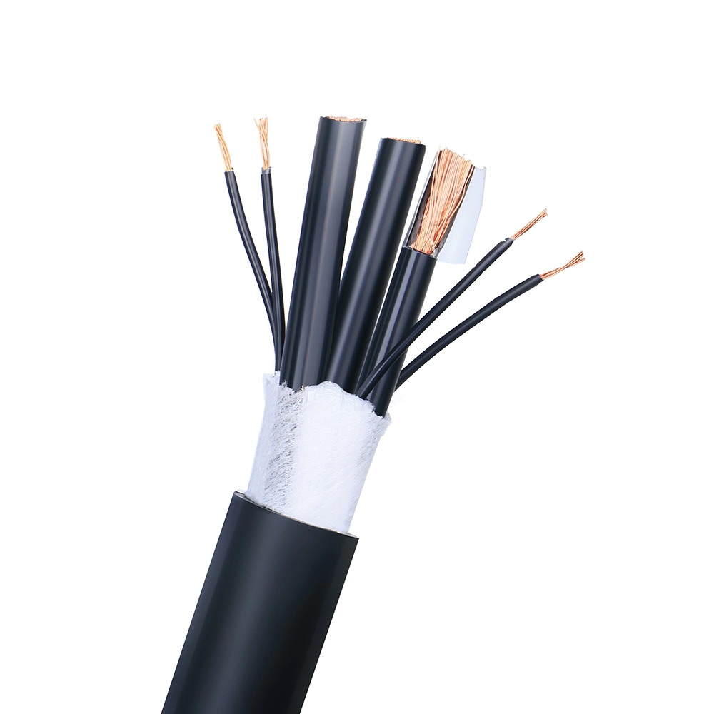 Tinned Copper Conductor and PVC Over Jacket Coaxial Cable for Communication