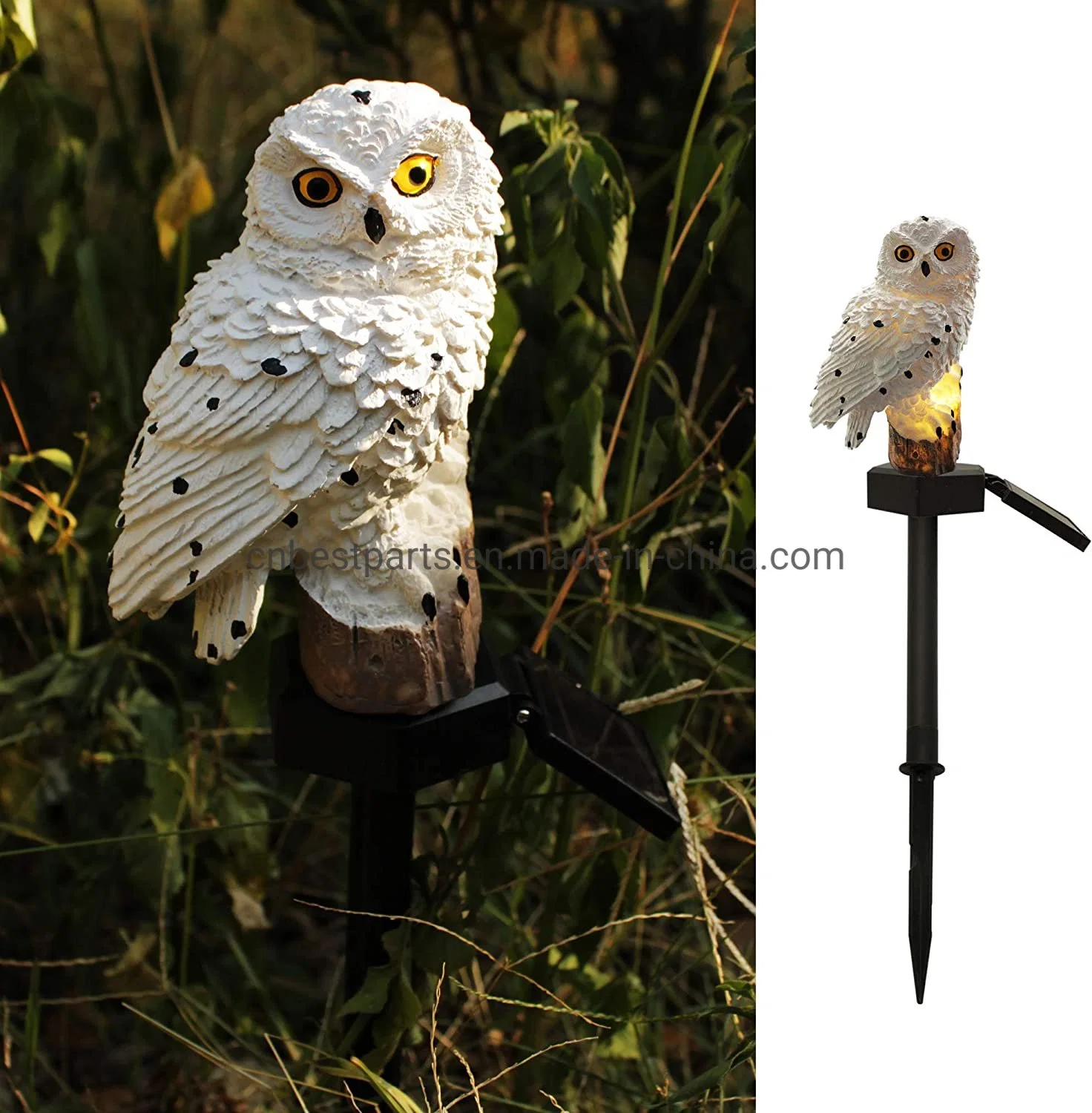 Wholesale/Supplier Solar Garden Animals Cute Owl Solar Lamp Waterproof Outdoor Walkway Lights Outdoor Garden Home Decorative Lighting Portable LED Garden Light