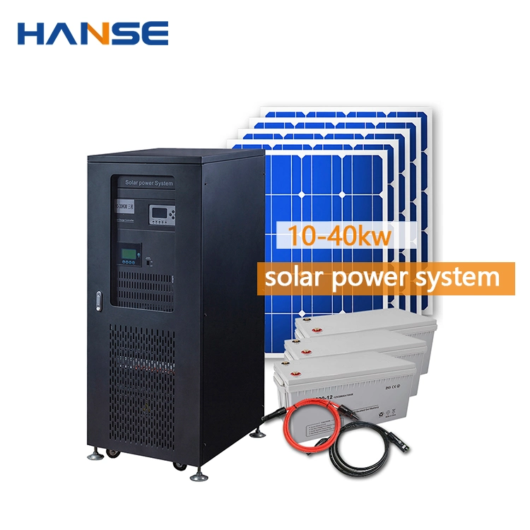 Off Grid Solarzellen Solaranlage 10kw 20kw 30kw Photovoltaik (PV) Solarmodul-Kits 10kw Sonnensystem