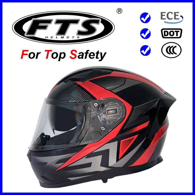 Protector de seguridad para accesorios de motocicleta Casco de cara completa Half Open Jet Modular Cross F129PRO con certificados DOT &amp;vece Pinlock Visor disponible