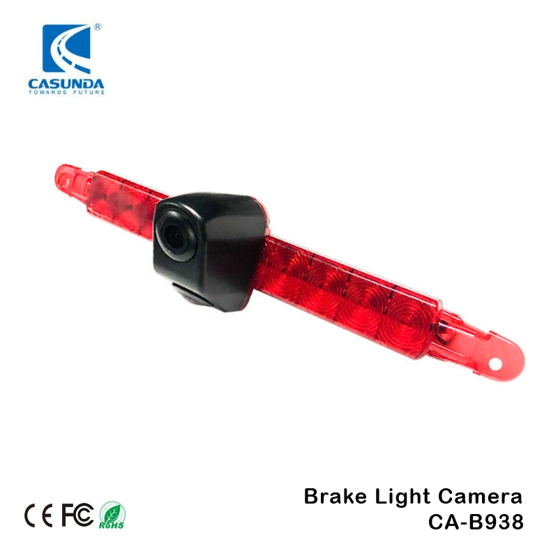 Universal Dual Lens Top Tail Brake Light Waterproof CCD CMOS Wide Angle View HD Car Kit Rearview Back up Parking Vehicle Camera