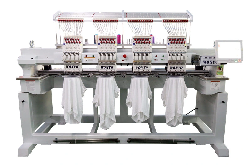 4 Head Monogram Computerized Cap Flat Garment Embroidery Machine Price for Sale