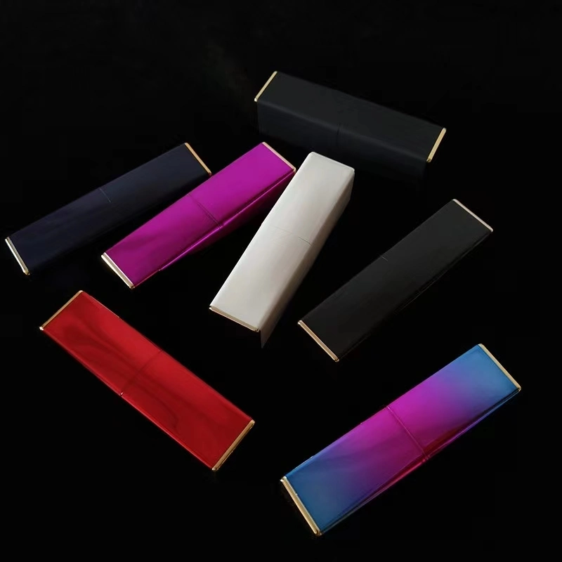 Luxury Square White Black Lipstick Tube 12.1mm