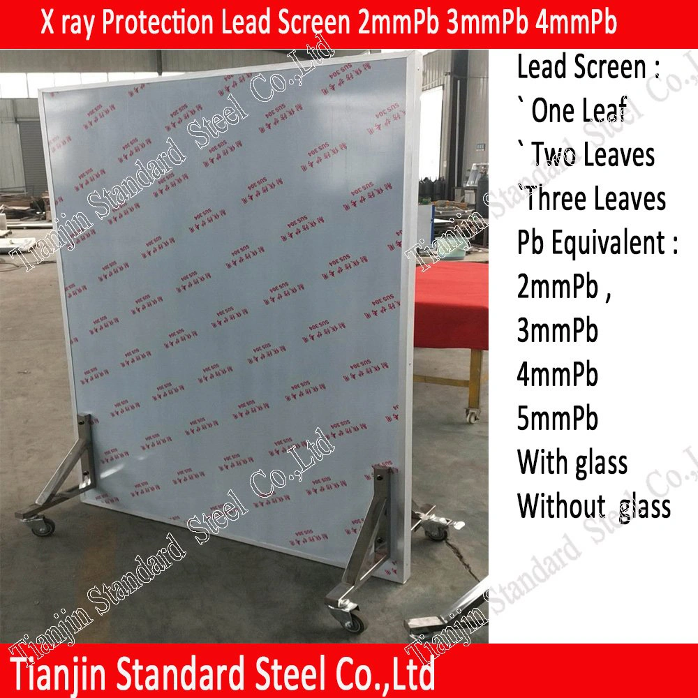 Three Couplet 2200mm X 600mm X-ray Room Lead Shielding Screen