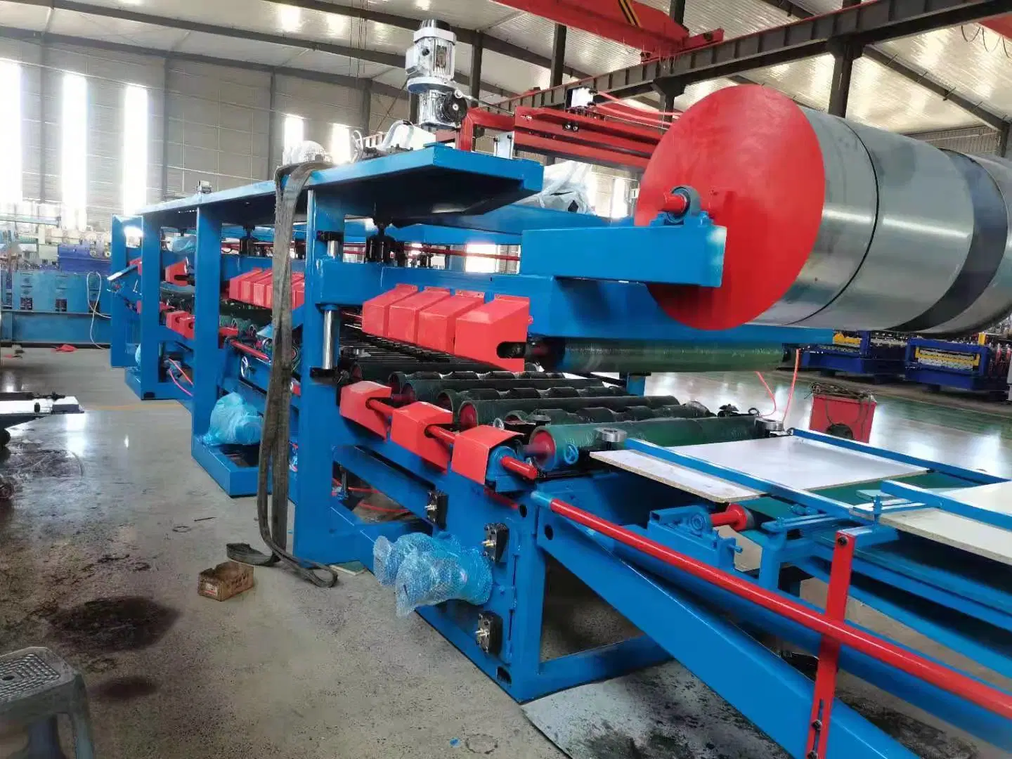 EPS Rockwool Sandwich Panel Roof Sheet Forming Machine Production Line