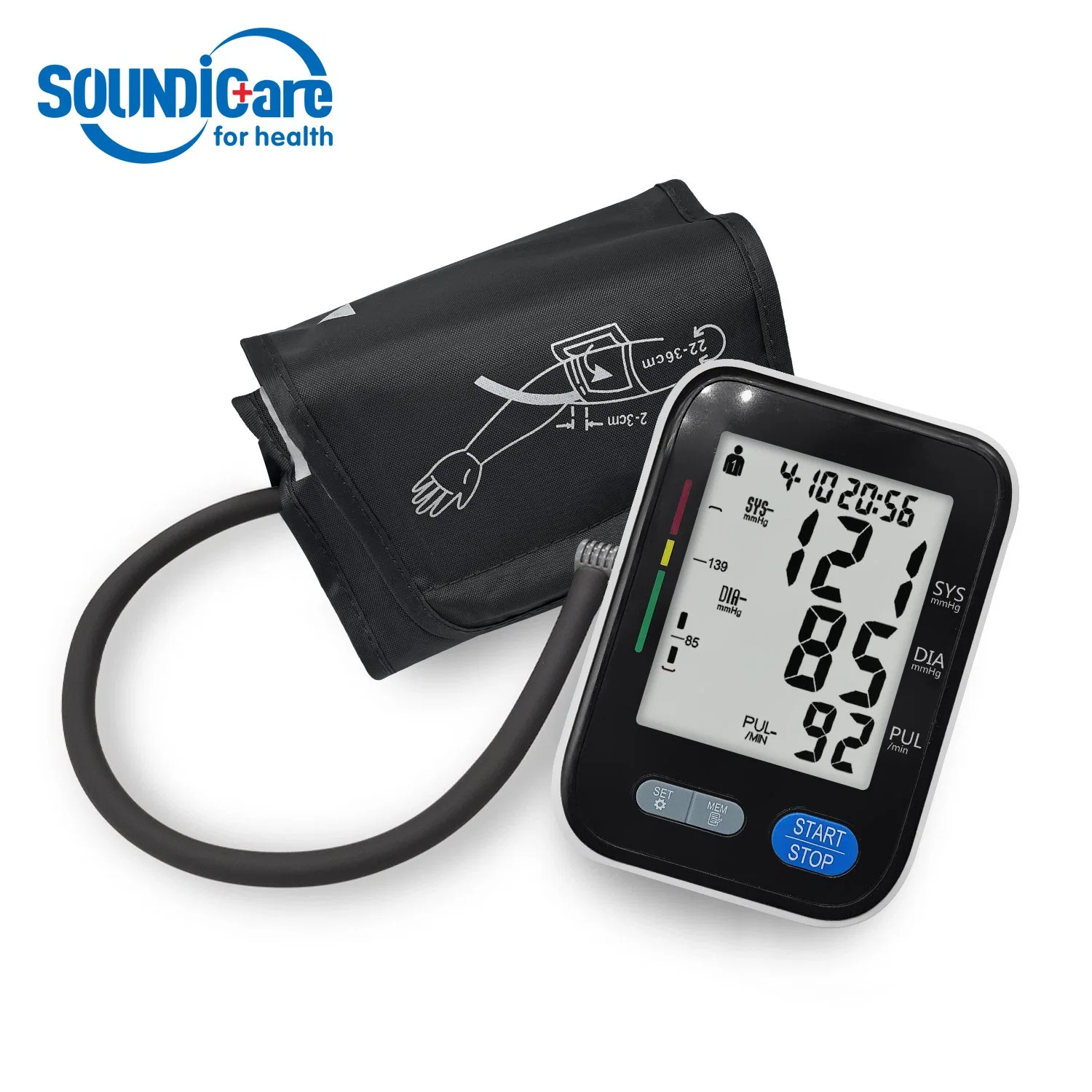 LCD Health Care Blood Pressure Monitor Inflation Bpm Upper Arm Blood Pressure Monitor