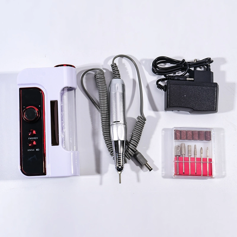 Bq301 Wiederaufladbare Nagellackmaschine Wireless Professional Nails Remover 35000 U/Min Kabelloses Poliergerät