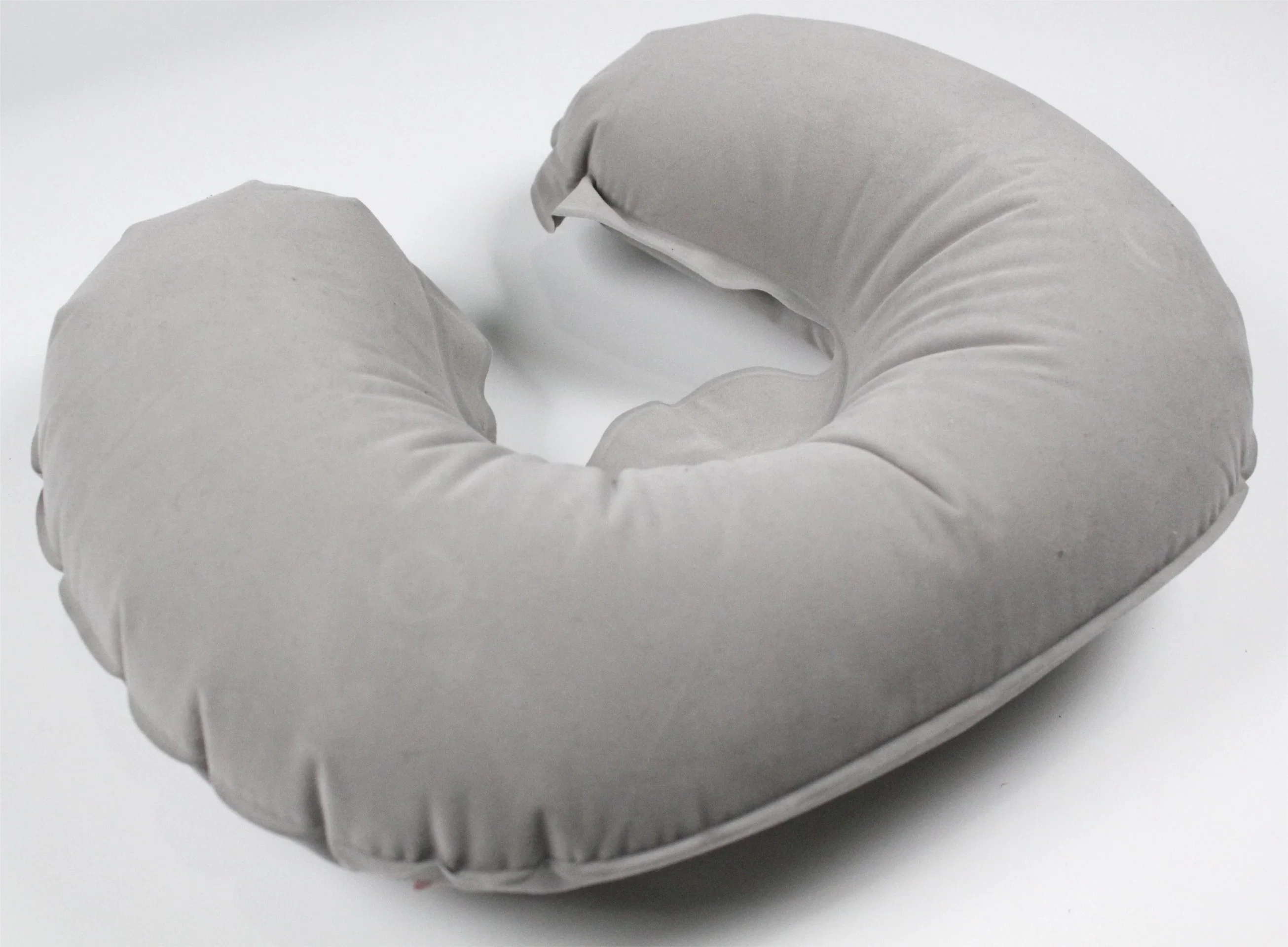 OEM Soft U Shaped Hand Press Pump Air Inflatable Air Travel Neck Pillow