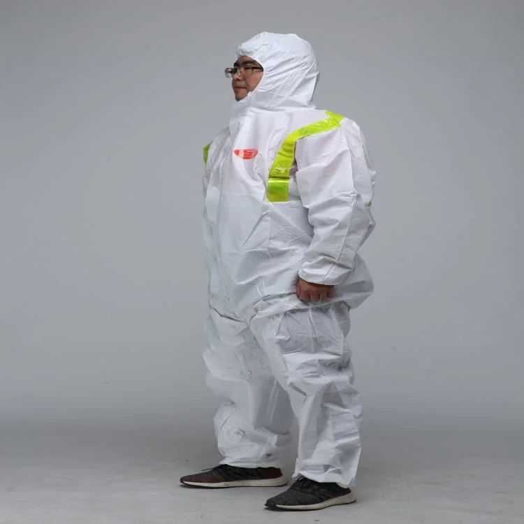 Chemical Coverall Disposable Microporous Nonwoven Protective Workwear