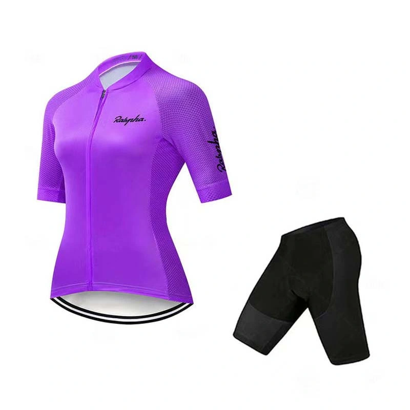 Wholesale High Quality Nylon Lycra Polyester Mesh Women's Cycling Jersey