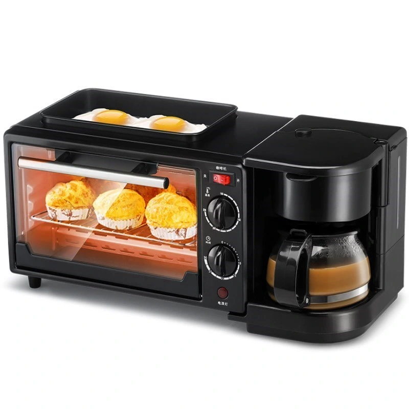Electrodomésticos Café eléctrico 3 en 1 máquina de desayuno Desayuno Fabricante con horno de toast